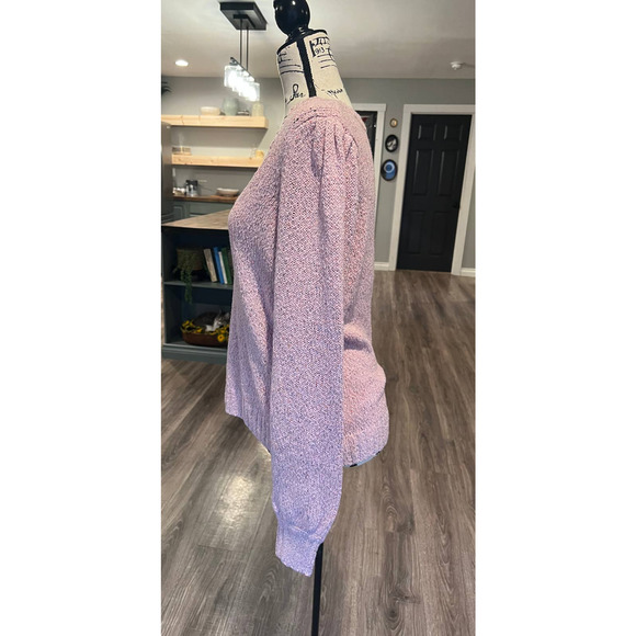 PAIGE Alicia Scalloped Neckline Sweater in Pink - Size Small - Picture 14 of 14